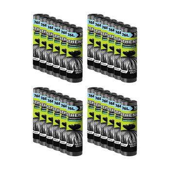 24x 10PK Athena Straight Cut Heavy Duty Garbage Bags Black 76L 80x90cm