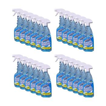 24PK Dazzle Deep Clean Surface Cleaning Spray Bottle Glass & Window 500ml
