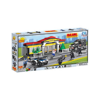 500pc Action Town Bank Robbery Construction Set Building Toy Kit