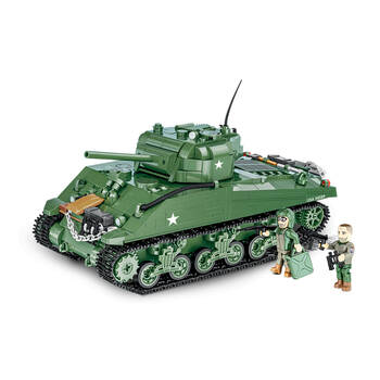 852pc World War 2 M4A3 Sherman 1:28 Building Figure Kit 7y+