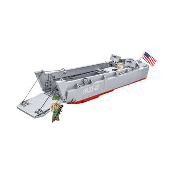 715pc World War 2 LCVP Higgins Boat 1:35 Building Figure Kit 8y+