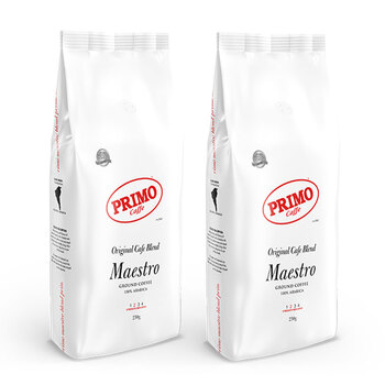 2PK Primo Caffe 250g Maestro Ground Coffee