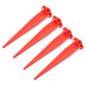 4PK Coghlans Camping/Outdoor 28cm Ground Spike Tent Peg - Red