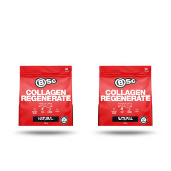 2PK BSc Collagen Regenerate Powder w/Tendoforte 30 Serves 153g Unflavoured 