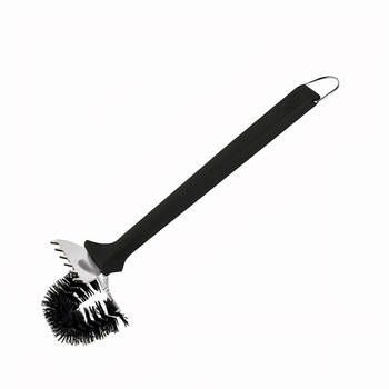 Coleman Palmyra Twisted Bristle Brush w/ Scraper Tool 40x12cm