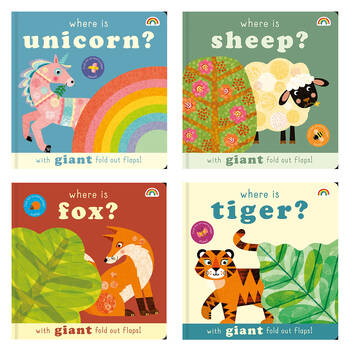 4 Book Set - Really Decent Books Where Is Interactive 3y+ Kids's Activity Book