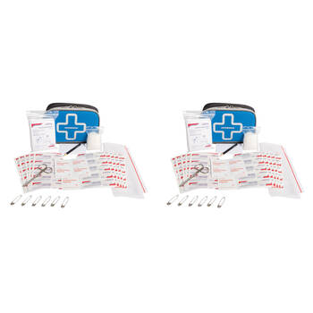 2x 71pc Companion Personal Compact First Aid Kit 18x12cm