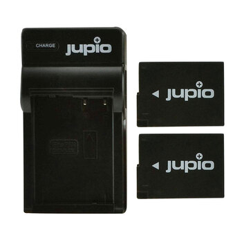 Jupio 2x Batteries & USB Single Charger Kit For Panasonic DMW-BLC12E