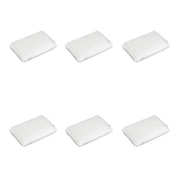 6PK 10pc Companion Portable Disposable Toilet Polybags - White