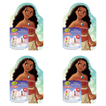 4PK Crayola Colour & Sticker Kit Markers/Pages/Stickers - Disney Princess 4y+