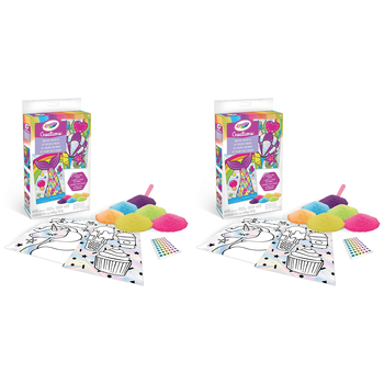 2PK Crayola Creations Sand Art Poster Kit Kids/Children Activity 8y+