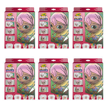 6PK Crayola POPS 3D Activity Set Kids Craft Kit - Enchanted 5y+