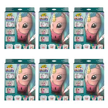 6PK Crayola POPS 3D Activity Set Kids Craft Kit - Mystical 5y+