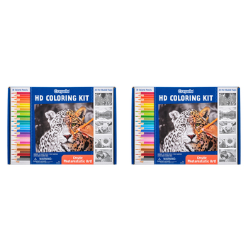 2PK Crayola HD Coloring Kids/Childrens Art/Craft Kit 8y+