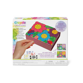 Crayola Creations Sculpted Jewelry Box Clay Modelling Kit Kids 8y+