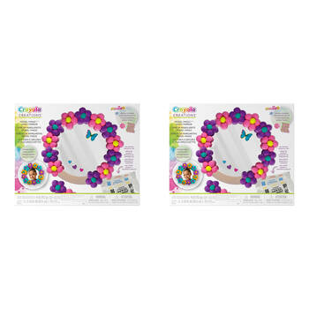 2PK Crayola Creations Model Magic Daisy Mirror Kit Kids 8y+