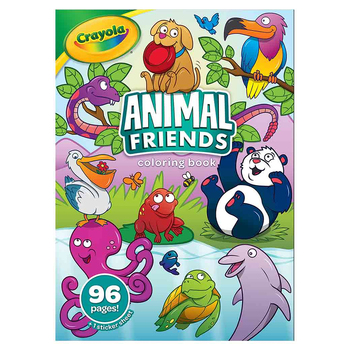 Crayola 96 Pages Colouring Book - Animal Friends 3+