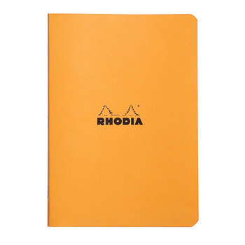 Rhodia A5 Cahier Notebook Office Stationery Ruled - Orange