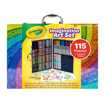 115pc Crayola Imagination Art Portable Case Set For Kids 4+