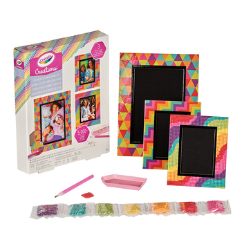 Crayola Creations Crystalize It Photo Frames Activity Kit/Set For Kids 8+