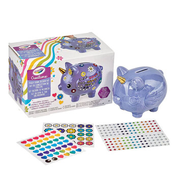 Crayola Creations Piggy Bank Design Activity Kit For Kids 8+