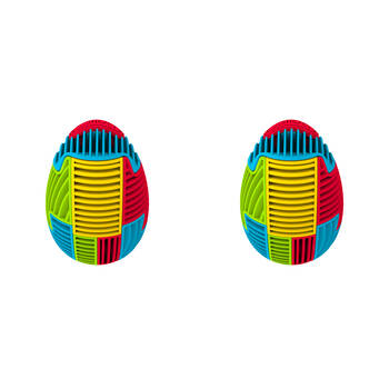 2PK Slida Classic Egg 3D Sequential Interlocking Puzzle for Kids/Children 6Y+