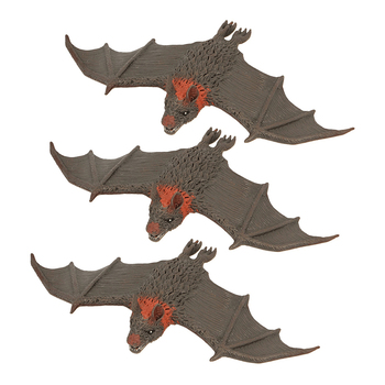 3PK Fumfings Animal Stretchy 20cm Beanie Bat