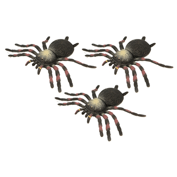 3PK Fumfings Animal Stretchy Beanie 19cm Tarantula