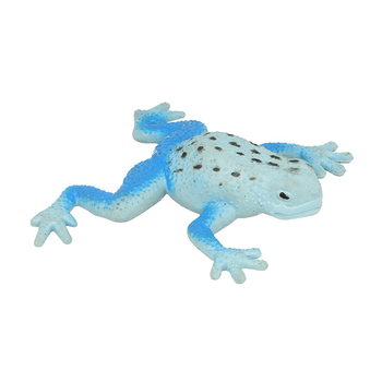 Fumfings Animal  Stretchy Beanie 14cm Blue Poison Dart Frog