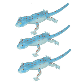 3PK Fumfings Animal Stretchy Beanie 25cm Tokay Lizard