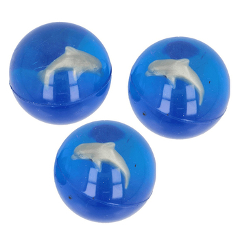 3PK Fumfings Novelty Dolphin Jetball 5cm