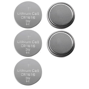 5PC CR1616 3V Lithium Battery For Watch/Calculator