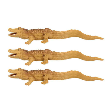 3PK Fumfings Animal Stretchy Beanie 24cm Dwarf Caiman