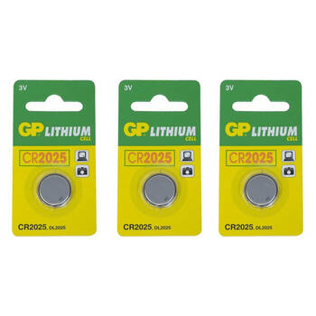 3PK 3V 160MAH LITHIUM BATTERY GP