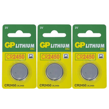 3PK 3V 550MAH LITHIUM BATTERY GP