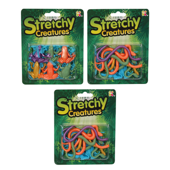 3PK Fumfings Animal Stretchy Creatures 16cm - Assorted