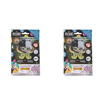 2PK Craft Buddy Buddies Cruella Kids/Children DIY Craft Kit 6y+