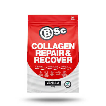 BSc Collagen Repair and Recover Powder High Protein 30 Serves 400g Vanilla