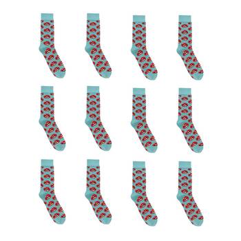 12PK Cosy Threads 24-Designs Fluffy Fuzzy Colorful Crew Socks Pair Assorted