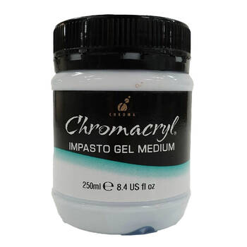 Chromacryl Thick Luminous Texture Impasto Gel Glaze Art Medium 250ml