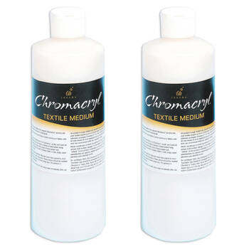 2PK Chromacryl Non-Toxic Acrylic Textile Printing/Painting Medium 250ml