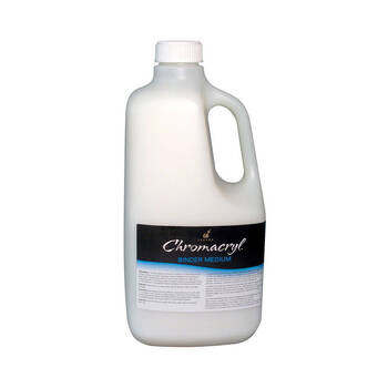 Chromacryl Painting Surface Preparation Primer Binder Art Medium 2Litres