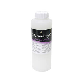 Chromacryl Clear Transparent Glazing Gel Art Medium Extender 500ml