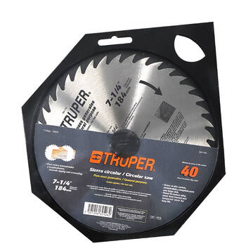 184mm Truper 40T Circular Saw Blade