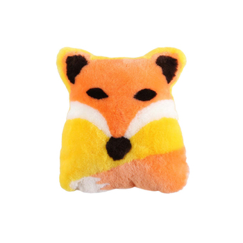 Huxford Grove Sheepskin Pet Fox Cushion Decorative Pillow 35x40cm - Multi