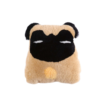 Huxford Grove Sheepskin Pet Pug Cushion Decorative Pillow 35x40cm - Multi