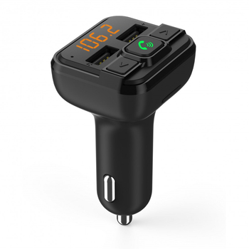 Laser 12V Car Charger Bluetooth to FM Transmitter w /Handsfree Calling/USB