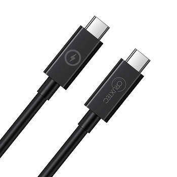 Cruxtec 3m USB-C to Cable Cord for Syncing & Charging 240W 5mm Black