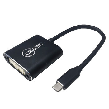 Cruxtec TYPE-C Male To DVI Female Cable Adapter