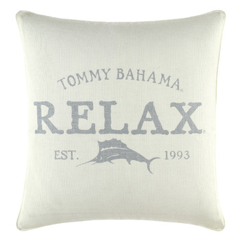 Tommy Bahama Relax 45cm Cushion Home Decor Pillow - Grey